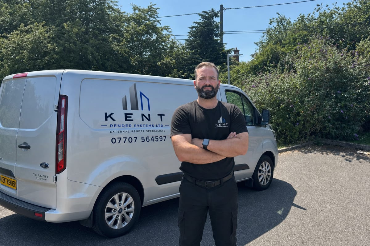 Kent Render Systems van serving the Swanley area