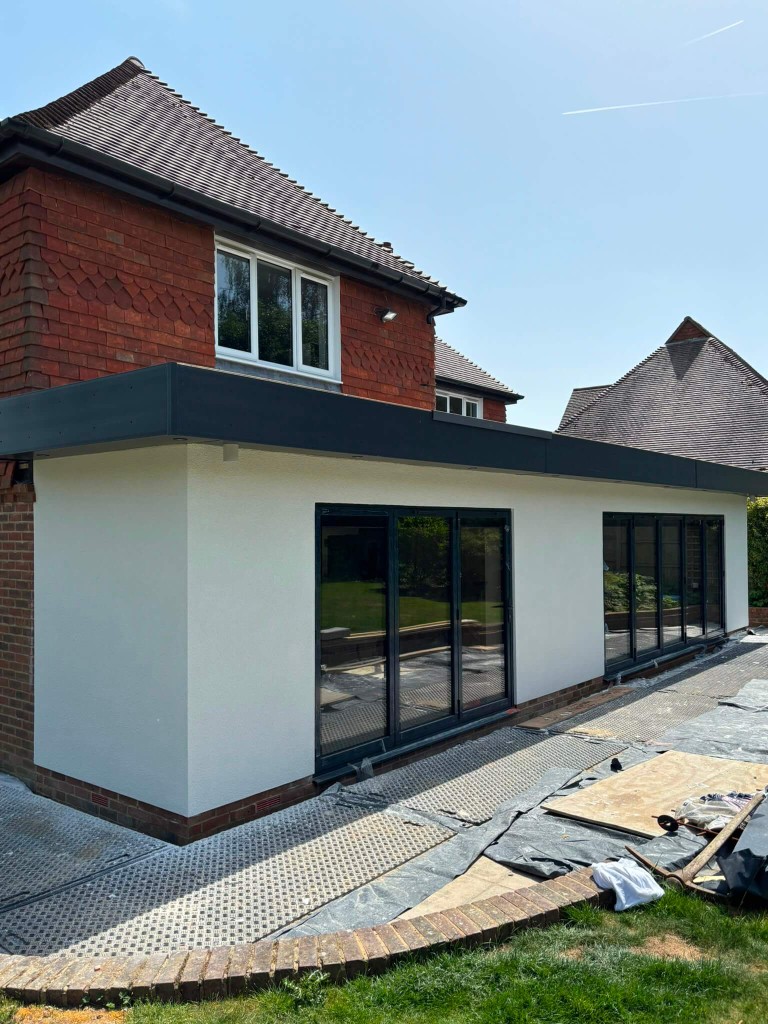 House rendering completed in the Bromley area, Kent