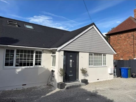 Silicone house rendering in Margate on the Thanet coast, Kent